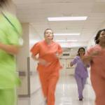 Nurses running