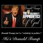 Donald Trump celebrity in politics meme