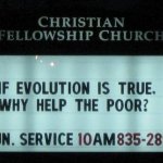 If evolution is true why help the poor meme