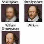 Shakespeare Steadyspeare Shookspeare