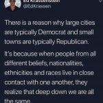 Democrat cities