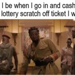 Wesley Snipes Winning 5 Dollars On Lottery Scratch Off