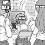 e. | MY DAD; MY MOM; ME CRYING OVER DYING MORE THAN 10 TIMES IN WOTB | image tagged in sad yukari gaming,girls und panzer | made w/ Imgflip meme maker