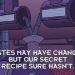 FUTURAMA SECRET FORMULA BLANK