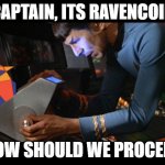 Ravencoin | CAPTAIN, ITS RAVENCOIN; HOW SHOULD WE PROCEED | image tagged in spock ravencoin | made w/ Imgflip meme maker