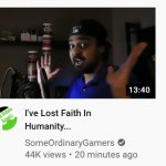 muta loses faith on human