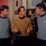 McCoy, Kirk, Spock