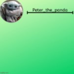 Peter_the_panda announcement template