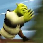 shrek on his way too GIF Template