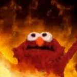 Elmo in hell meme