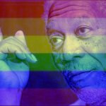 Gay Morgan Freeman pointing meme