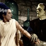 Frankenstein and bride
