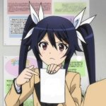 anime girl paper