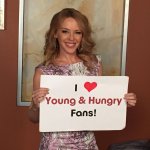 Kylie I love young and hungry fans