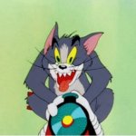 Tom and Jerry train crazy tom