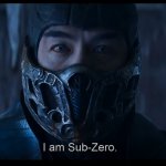 I am sub zero