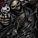 Skeleton with Guns