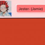 Jester Kirishima Temp meme