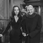 The Addams Family Morticia and Uncle Fester