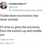 Joe Biden trickle-down economics