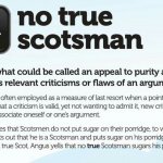 No true Scotsman fallacy meme