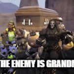 coffinwatch | WHEN THE ENEMY IS GRANDMASTER | image tagged in gifs,overwatch memes,overwatch,coffin dance | made w/ Imgflip video-to-gif maker