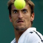 funny tennis player