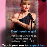 Teach your son to respect her