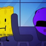 Spongy and Purple Face | Oreo The milk making it soggy | image tagged in spongy and purple face,oreo,bfb,memes | made w/ Imgflip meme maker