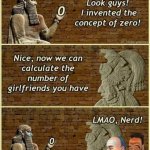 Zero invented meme
