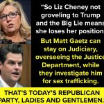 Liz Cheney vs. Matt Gaetz