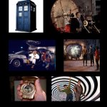 Time Travelling | Time Machines; How many do you recognize? | image tagged in blank black template,memes,time travel | made w/ Imgflip meme maker