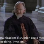 Guys this is the secret lore behind among us | image tagged in communications disruption,among us,star wars,among us meeting,there is 1 imposter among us,star wars prequels | made w/ Imgflip meme maker