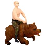 toy Putin riding a bear