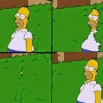 Homer disappears meme