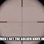 it feels like pain | MY AIM WHEN I GET THE GOLDEN KNIFE IN ARSENAL | image tagged in gifs,roblox | made w/ Imgflip video-to-gif maker