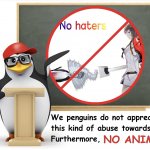 Don't hate the no anime penguin