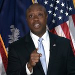 senator tim scott stretched