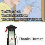 Graduating mirror meme