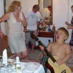 family guitar kid