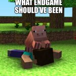 Made a new template. Hope ya like it! | WHAT ENDGAME SHOULD’VE BEEN | image tagged in pig rulers | made w/ Imgflip meme maker