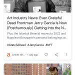 Jerry Garcia Art Hawk News Duo