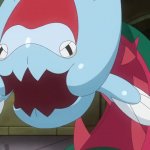 pokemon Dragonite's shock face GIF Template