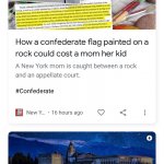 Racism is Bad Parenting Confederate Rock Skyline News Duo