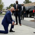 biden kneels