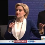 SNL trump sneaks up on Hilary