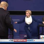 SNL trump and Hillary fight