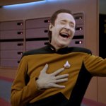 Star Trek TNG: Data laughing