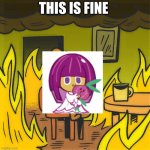 This is Fine Single No Border | THIS IS FINE | image tagged in this is fine single no border | made w/ Imgflip meme maker