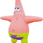 T pose Patrick meme